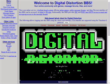 Tablet Screenshot of digitaldistortionbbs.com